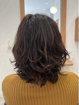 テーラヘアー 稲毛店(TELA HAIR) ゆるふわパーマミディアムスタイル