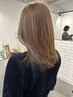 【ブリーチしないダブルカラー】カット＋ライトナー＋カラー 210分～