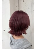 春っぽラベンダーピンク×顎下ボブ