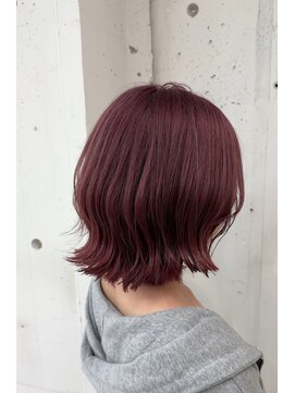 ビュー フクオカ(VIEW FUKUOKA) 春っぽラベンダーピンク×顎下ボブ