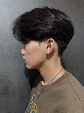 ニコ トウキョウ ヨコハマ(nico) センターパートニュアンスパーマ