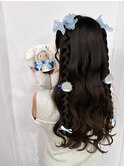 【セットサロンfirst】みつあみハーフツイン♪