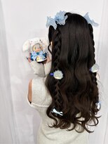 ファースト 祇園本店(first)&nbsp;【ヘアセットサロンfirst】みつあみハーフツイン♪