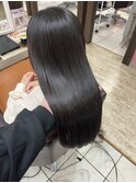 自然で柔らかい縮毛矯正