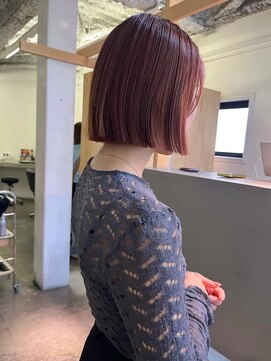 カシェ ナカザキ(CACHE NAKAZAKI) ミニボブ/ピンクブラウン/ピンクベージュ