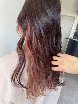 アンドアイズム(and.I'sm) インナーカラー/薄めピンク