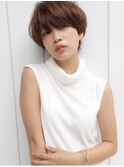 大人ショートボブ/マッシュショート/前髪あり/30代40代50代