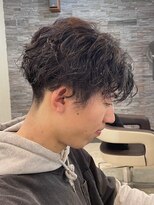 ガーデン 西川田店(garden)&nbsp;宇都宮men'sメンズパーマツイストパーマ波巻きパーマ落とし眉毛