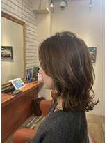 ヘアメイク フレンシア(hair make flencia)&nbsp;柔らかなくびれレイヤーミディアム【172スタイル】