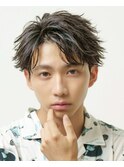 MEN’S横浜/センターパート/フェザーパーマ/毛流れパーマ/高島町
