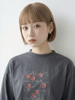 キビト(kibito)&nbsp;新宿イルミナミルクティーブロンド金髪ハイトーン20代30代40代