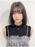 髪質改善ハッシュカット顔周りカットハッシュボブグレージュ前髪