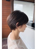 リドル ヘアー 駒生店(Riddle HAIR)&nbsp;まとまる大人ショートボブ｜丸み×襟足すっきり