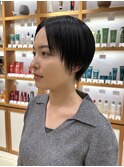 前髪なし大人小顔ショート/30代40代50代/岡野亘希