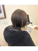 資生堂シンボリックサロン・アルベール 切りっぱなし外ハネボブ