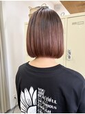 似合わせカット＋透明感カラー