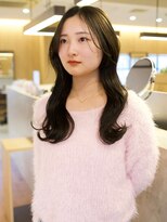 クレーデ ヘアーズ 五日市店(Crede hair's) アイロン波巻き×カーキカラー
