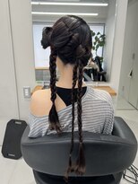 バルべス トーキョー(BARBES TOKYO)&nbsp;リボン風アレンジヘア【清板】