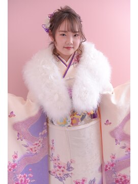 メルク(merc.) 成人式、ヘア＋着付け/アディクシーカラー