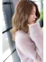 エヌアンドエー 春日部東口店(hair shop N&A)&nbsp;鎖骨ミディアム×ミディアムアレンジ