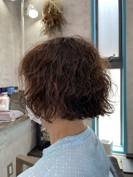 エアウェーブ ショートヘア ボブ パーマ 籠原駅徒歩1分 L マップ Map のヘアカタログ ホットペッパービューティー