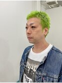 パンクショート×ネオングリーン