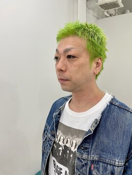 エンドリンク(endlink) パンクショート×ネオングリーン