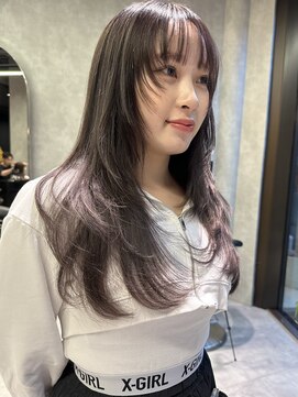 シティ(CITY) レイヤーカット シースルーバング 韓国 フェイスレイヤー