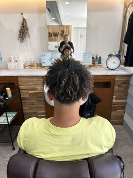 スウェル 船橋店(Swell) ハイライト/マッシュパーマ/束感/波巻き/メンズ3