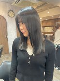 レイヤーカット ロングヘアー