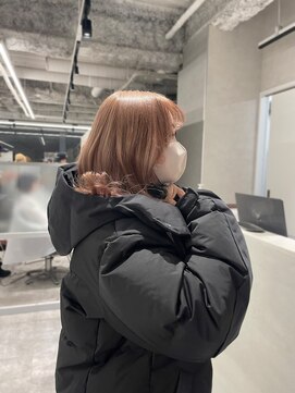 リアン バイ キートス(Lien by kiitos) ミルクティーベージュ/ピンクベージュ/ダブルカラー/透明感/艶