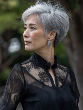 アルトリスト(Altruist Aging×HAIR&SPA) ☆イメチェンピンクベージュアンブレラカラー前髪クールショート