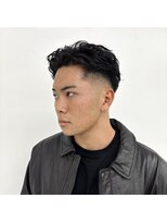 ランディ(RANDY)&nbsp;メンズパーマ　七三フェード【RANDY】