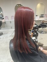 サンクチュアリー ウィズ コネクト(Sanctuary with connect)&nbsp;髪質改善カラー×カシスレッド