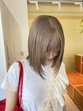 ロジェ(loje) [loje] ミルクティーグレージュ/ハイトーン/こなれミディ