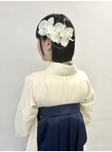 卒業式　袴　ボブ　胡蝶蘭【ミナ】