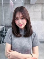 フィヴェント(Fivent) メルティカラー似合わせカットフェミニンロング韓国レイヤー