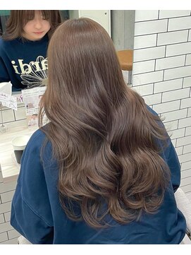 ミリィバイアヤラ 船橋店(MIRYI by ayala) ブリーチなしオリーブベージュ/透明感カラー/船橋