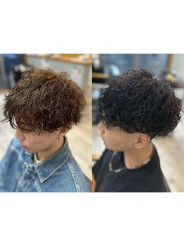 【西大路御池】自分だけのスタイルを実現！トレンドから定番まで、パーマで魅力を引き出すメンズ専用サロン