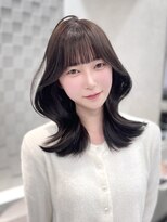 ジーナ 名駅(XENA.)&nbsp;《LUNA》オリーブグレージュ/ベージュカラー/くびれ巻き