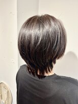 ヘアーポケット 恵比寿(hair pocket)&nbsp;艶感大人ショート/髪質改善/透明感カラー/小顔カット/30代/40代