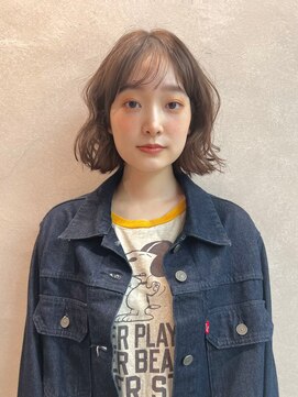 アンアミ オモテサンドウ(Un ami omotesando) 【Un ami】大きめカールのボブパーマ moeka