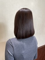 エルサフィロ ヨドヤバシ(el zafiro yodoyabashi) グレージュカラー 髪質改善トリートメント