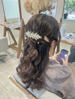 ミミフルール(mimi fleur)&nbsp;ハーフアップ