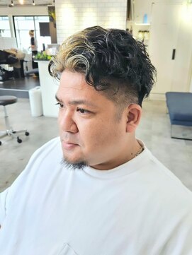 エイス 梅田 中津(Ace) ウェーブパーマ　フェイスフレーミングカラー