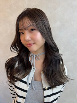 キイ ギンザ(k.e.y GINZA) レイヤーカット/ロングレイヤー/オリーブベージュ