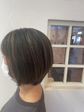 桜デコ プリム店(DECO) 前下がりグラボブ