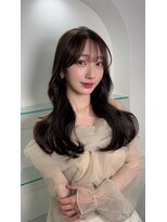 ボタン ハカタ(VOTAN hakata) 【ろみおStyle】ダークブラウン/レイヤーカット/シースルー