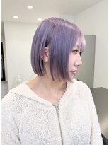 ジア(XIA)&nbsp;ホワイトピンクラベンダー/10代20代ハイトーンボブ