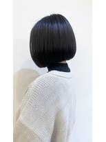 モリオ フロム ロンドン 成増店&nbsp;【morio成増/一戸】大人かわいい黒髪ナチュラルボブ前髪なし